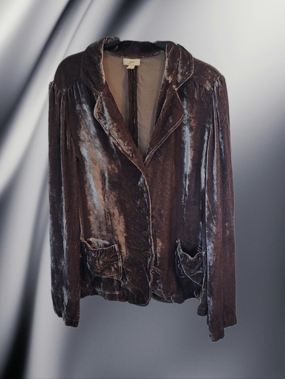 J. Jill Plush Velvet Blazer Jacket